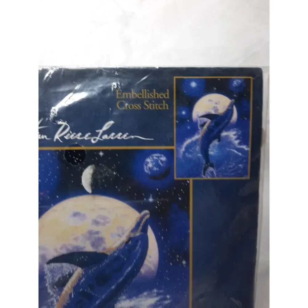 Candamar Design Embellished Cross Stitch Kit Balance of LIfe 51307 Dolphin